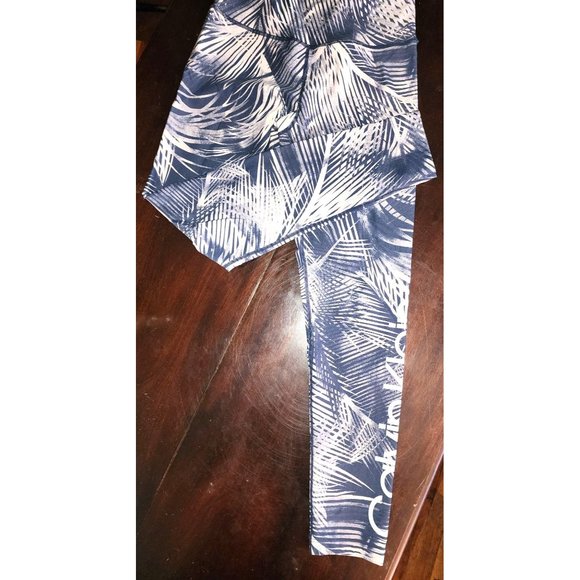 Calvin Klein Performance cropped Leggings Palm print Small - Picture 3 of 8